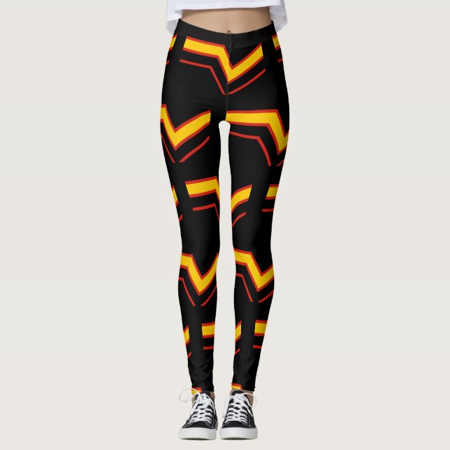 Legging Bandeiras de orgulho em borracha da SlipperyJoe's  (Frente)