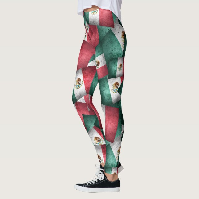 Legging Bandeiras mexicanas desapontadas (Esquerda)