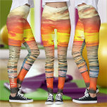 Legging Bandera Bay Sunset 1738<br><div class="desc">Pintura de "Bandera Bay Sunset 1738" Collection Personalize na página do produto ou clique no botão "Personalizar" para obter mais opções de design. Design criou da minha pintura "Bandera Bay Sunset 1738" capturando um belo pôr do sol em Puerto Vallarta na Baía das Banderas, no México. Produtos correspondentes disponíveis nesta...</div>