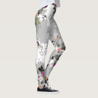 Legging bando de flores
