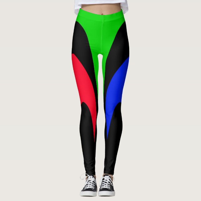 Legging Banhas brilhantes e coloridas (Frente)