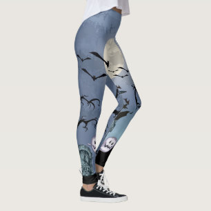 Legging Bares de Dia das Bruxas Louco