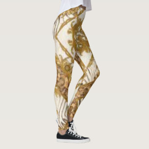 Legging Barroco Dourado