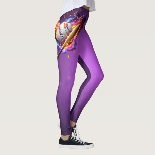 Legging Baseball no Fogo. (Direita)