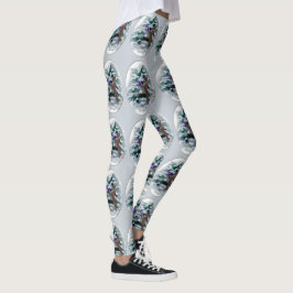 Legging Basenji Feliz Christma