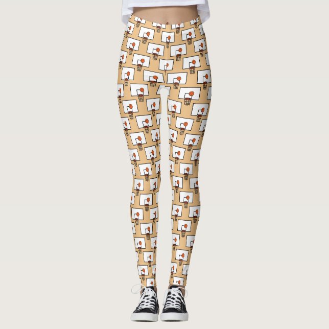 Legging Basketball Hoop Pattern (Frente)