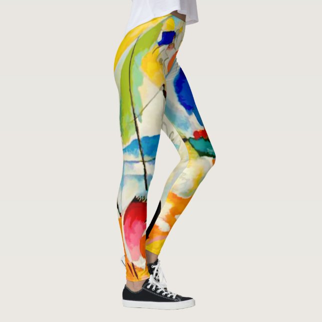 Legging Batalha do Mar de Kandinsky em 1913 (Direita)