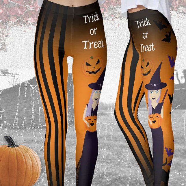Legging Batatas de bruxas-bruxas do Halloween (Criador carregado)