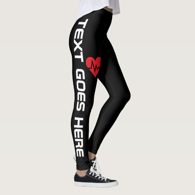 Legging Batimento Cardíaco Personalizado (Direita)