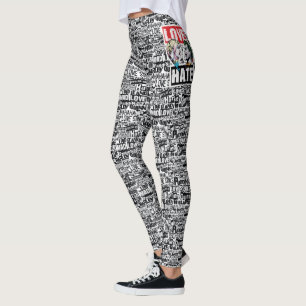 Legging Batman Harley Quinn & amor do palhaço/ódio