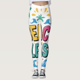 Legging Beach Please Summer Vibes