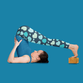 Legging Bebê Blue Hearts