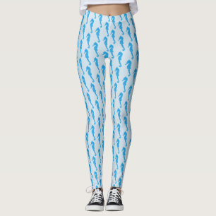 Legging Bebê da água - caneleiras do cavalo marinho da