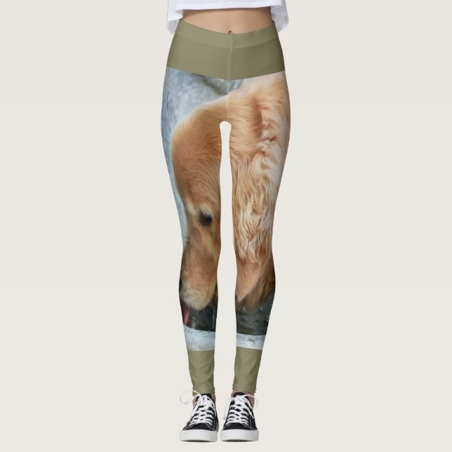Legging bebendo do recuperador de ouros do chountain exter (Frente)
