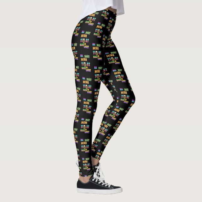 Legging Beber Durante A Noite Com Luz De Sono Apertada (Direita)