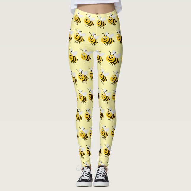 Legging Bee Design Você Escolhe A Cor De Fundo (Frente)