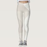 Legging Beige Brown White Pastel Cores Moderno Elegante<br><div class="desc">O Pastel Branco Beige Coloriu Leggings Elegantes Modernas.</div>