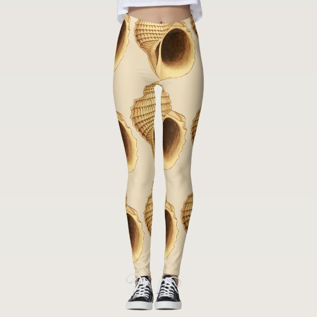 Legging Beige Seashells (Frente)