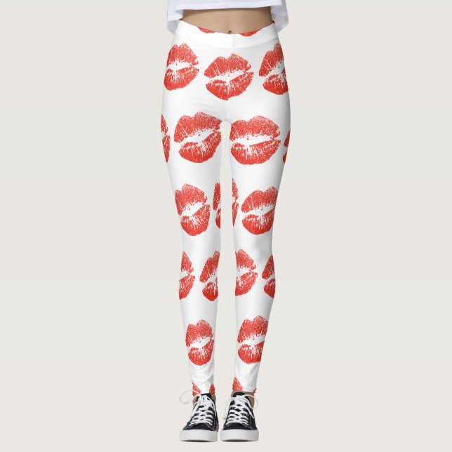 Legging Beijar lábios vermelhos Thunder_Cove (Frente)