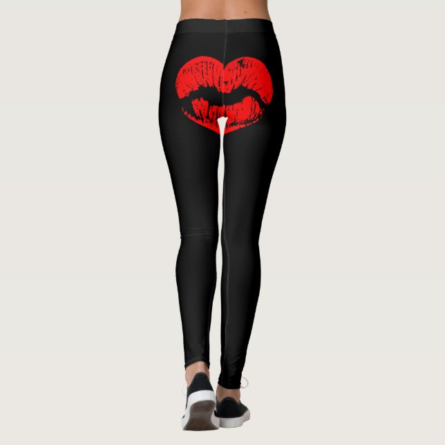 Legging Beije minhas caneleiras do bumbum (Verso)