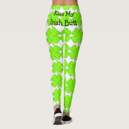 Legging Beije minhas caneleiras irlandesas do bumbum