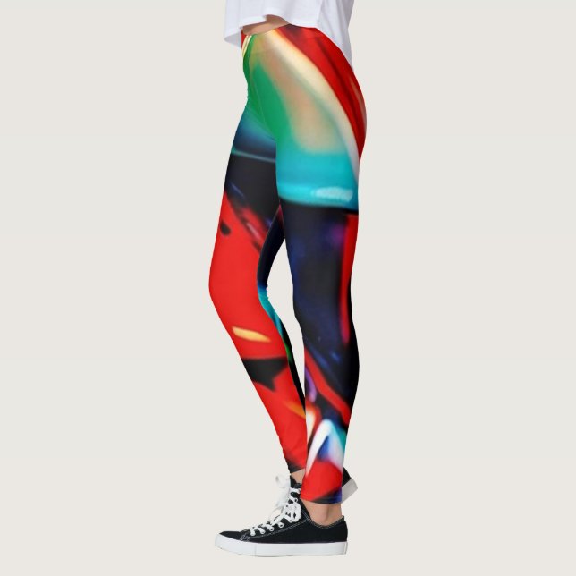 Legging Bela Bagunça De Cores (Esquerda)