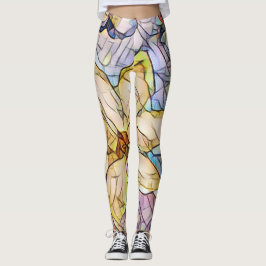 Legging Bela e Única Mosaica Pastel