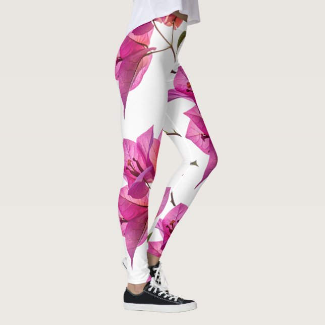 Legging Bela Kagoj Phool Flor De Papel Botânica Flora (Direita)