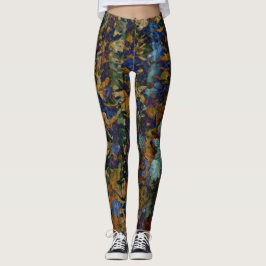 Legging Belas Artes de Folhas