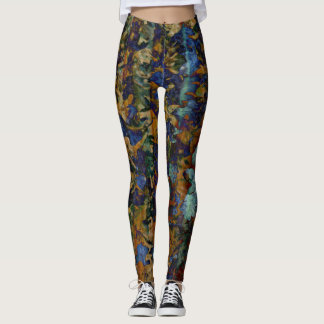 Legging Belas Artes de Folhas