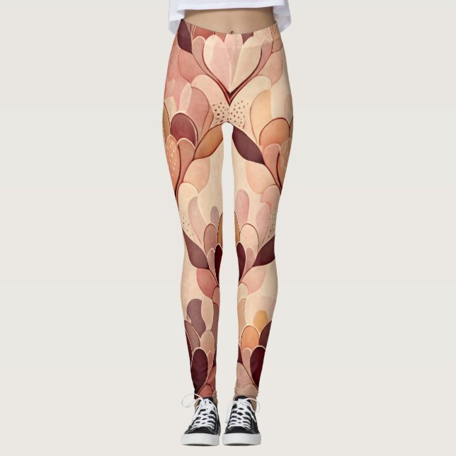 Legging belas pernas de lótus (Frente)