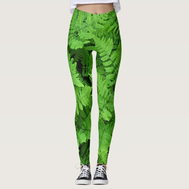 Legging Beleza verde (Frente)