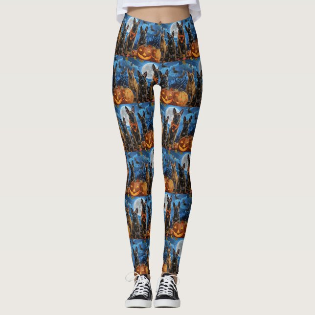 Legging Belga Malinoi Halloween Spooky (Frente)