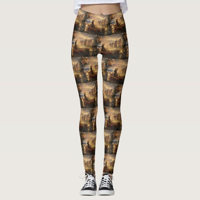 Legging Belga Malinoi Natal Voyage Festiva (Frente)