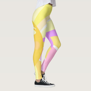 Legging belíssima pintura por abstrato