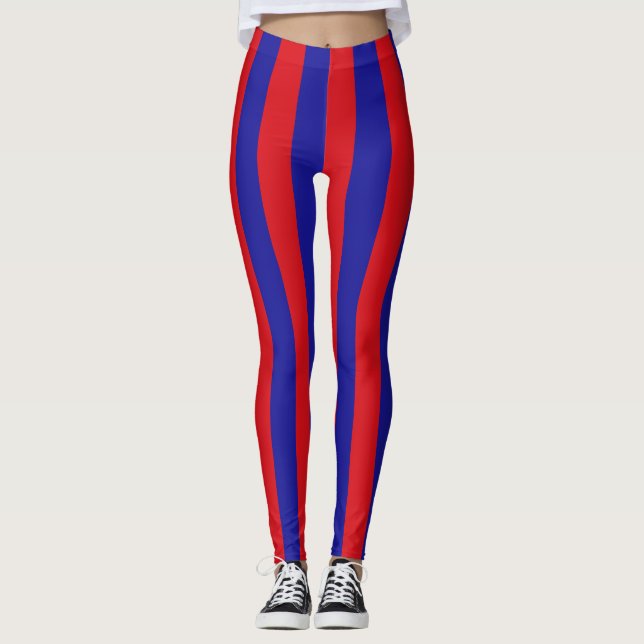 Legging Belize Cores de Bandeiras Nacionais Verticais (Frente)
