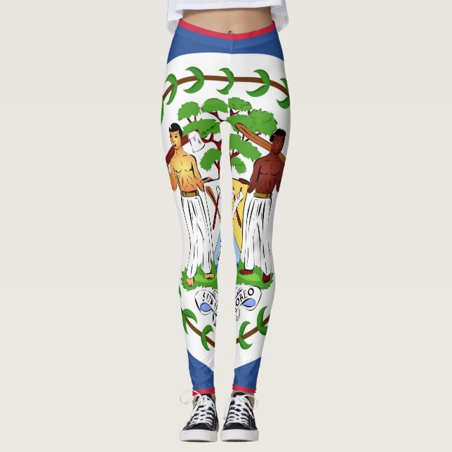 Legging Belize Flag Emblem (Frente)