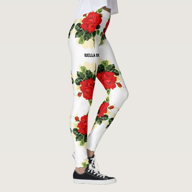 LEGGING BELLA DONNA! (ROSAS VERMELHAS) (Direita)