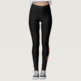 Legging Belo Kayaker em cor rosa laranja-âmbar