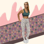 Legging Belo Padrão de Flores<br><div class="desc">Apresentando nossas incríveis leggings florais, perfeitas para adicionar um toque de elegância a qualquer roupa. Feitas com material alongado de alta qualidade, estas leggings oferecem o máximo conforto e um ajustado lisonjeiro. O belo design floral é atraente para os olhos e feminino, fazer-os perfeitos para as ocasiões casuais e penosas....</div>