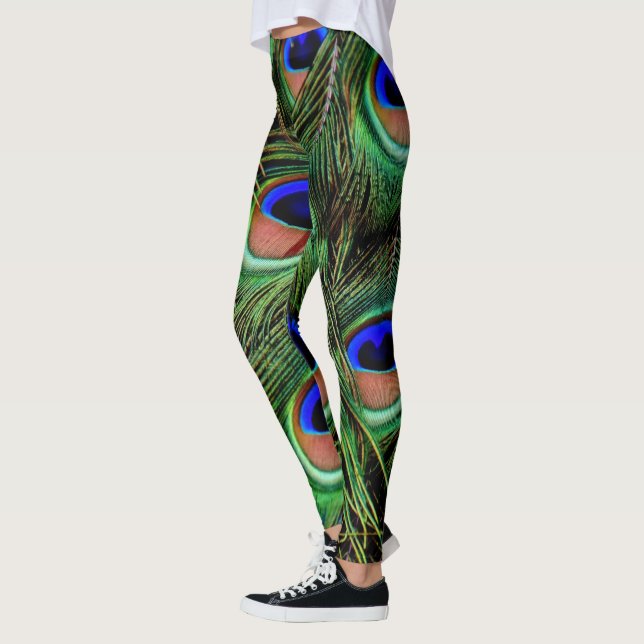 Legging Belo Penas de Peacock (Esquerda)