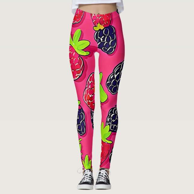 Legging Berry Patch: Design doce (Frente)