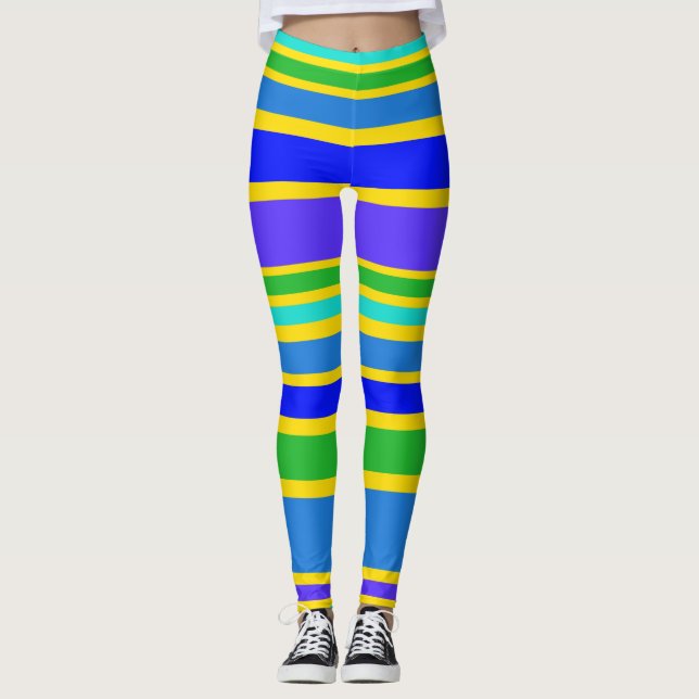 Legging BG Stripes Padrão IV + fundo (Frente)