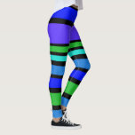 Legging BG Stripes Padrão IV fundo<br><div class="desc">Somente Design de faixas coloridas por EDDA Fröhlich / EDDArt | Utilize-o com o seu próprio fundo, texto, imagem, sinal e ideias | Tendência: colorir sua vida / bloquear cores | Você perde outras cores ou produtos? Farei isso por você! Sinta-se livre para me contactar: contact@eddart.de ou veja aqui: www.zazzle.com/eddartshop*...</div>