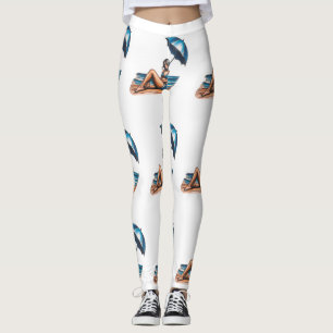 Legging Bikini Girl Beach Nápoles Thunder_Cove