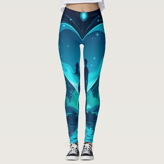 Legging Bioluminescência do Amor (Frente)