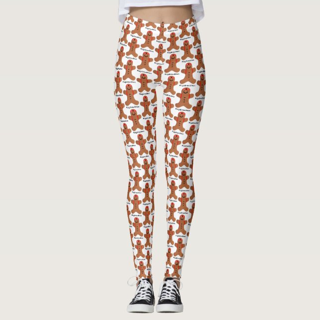 Legging Biscoito de Ninjabreadman (biscoito) (Frente)