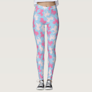 Legging Biscoitos do unicórnio do fosco em caneleiras