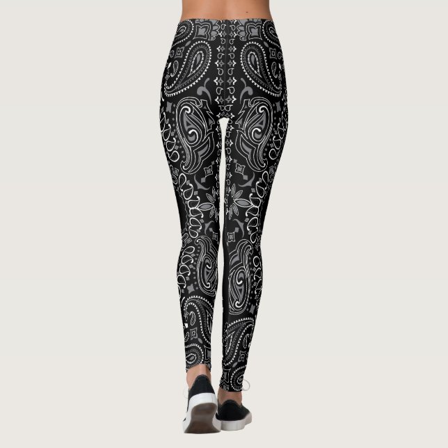 Legging Black Bandana Boho (Verso)
