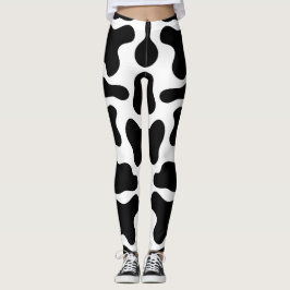 Legging black cow
